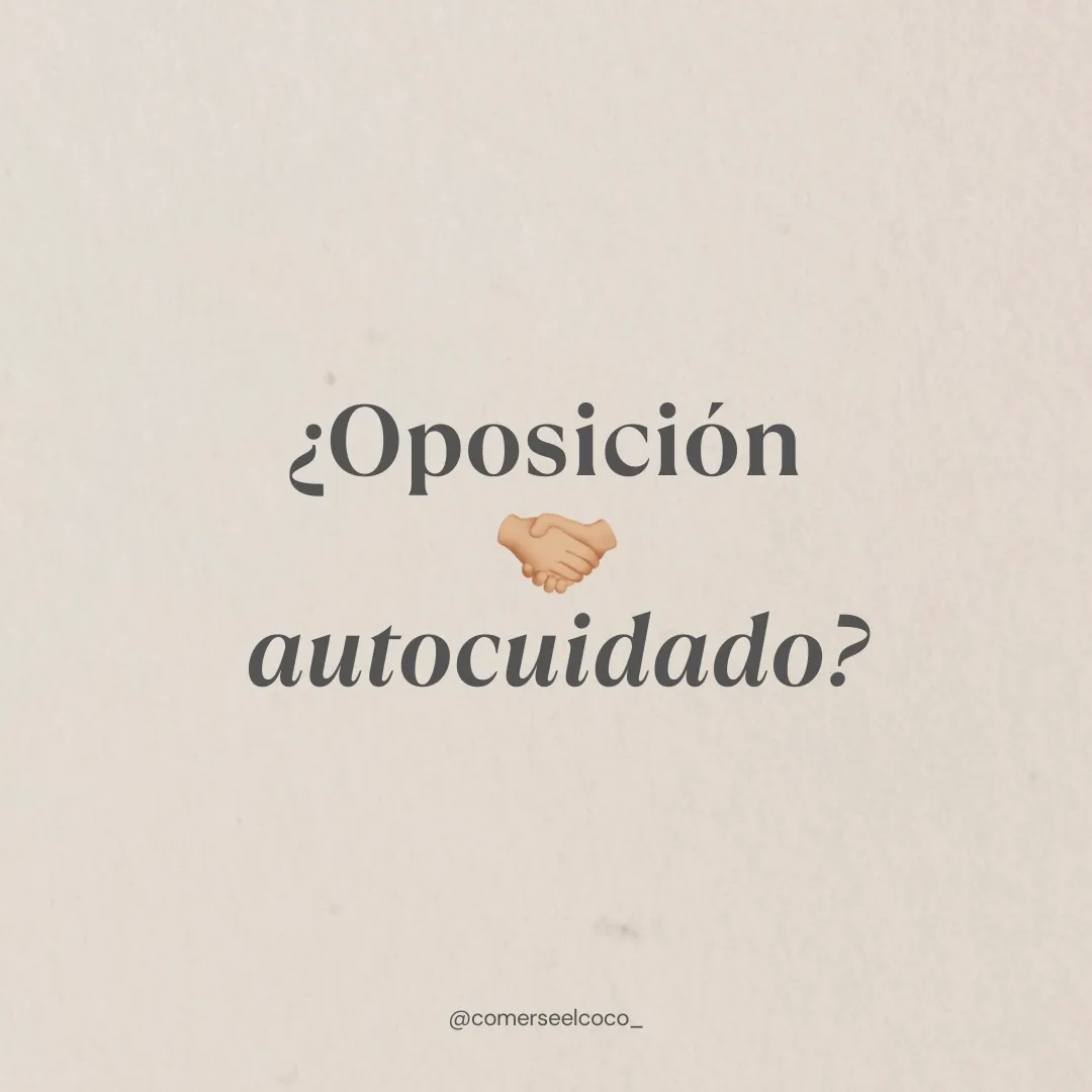 Ilustración sobre oposición y autocuidado para calmar la ansiedad durante el estudio