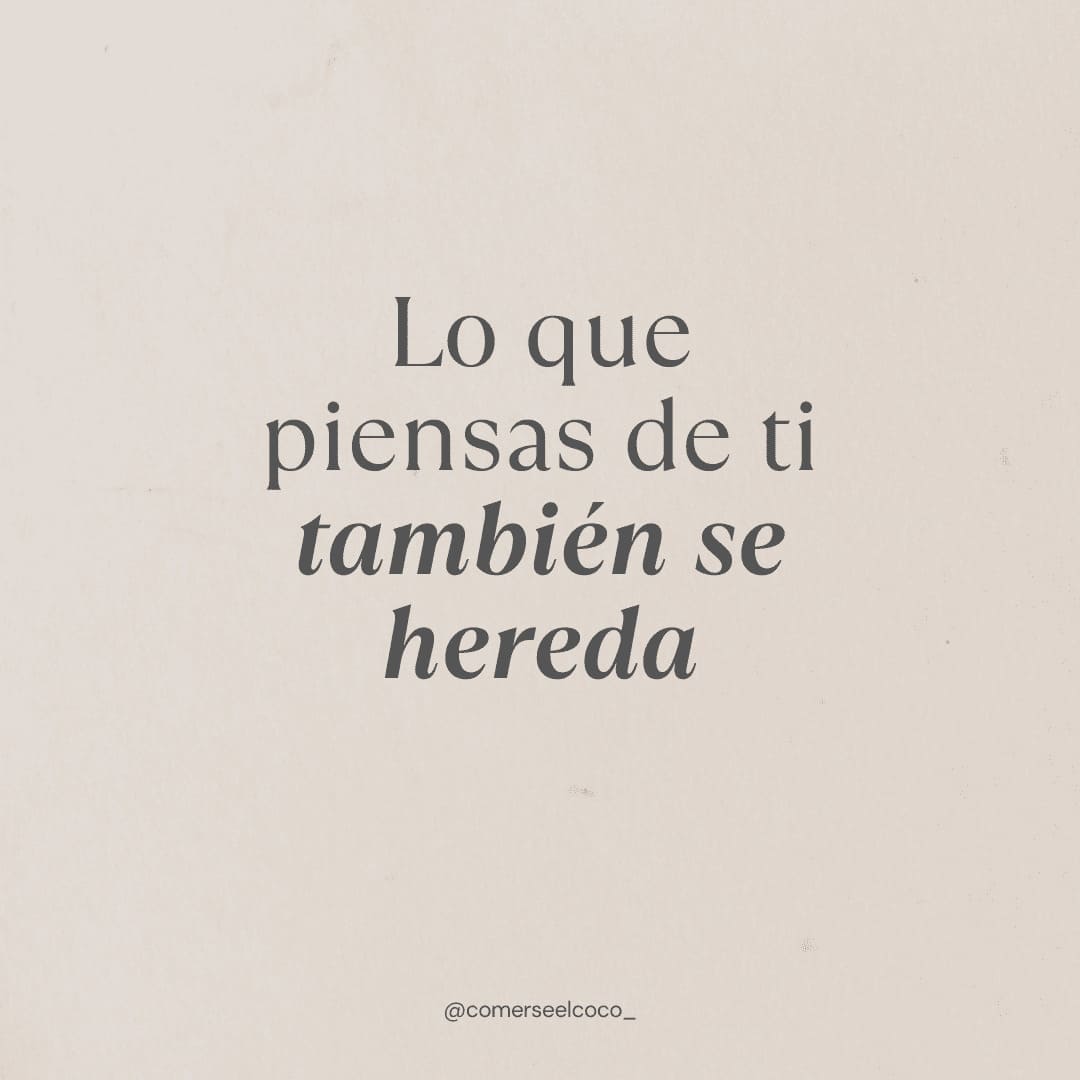 Reflexión sobre cómo las palabras, etiquetas y creencias heredadas